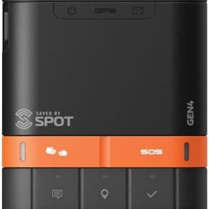 Spot Gen 4 Satellite GPS Messenger | Handheld Portable GPS Messenger for Hiking, Camping, Outdoor Activities | Globalstar Satellite Network Coverage | Subscription Applicable